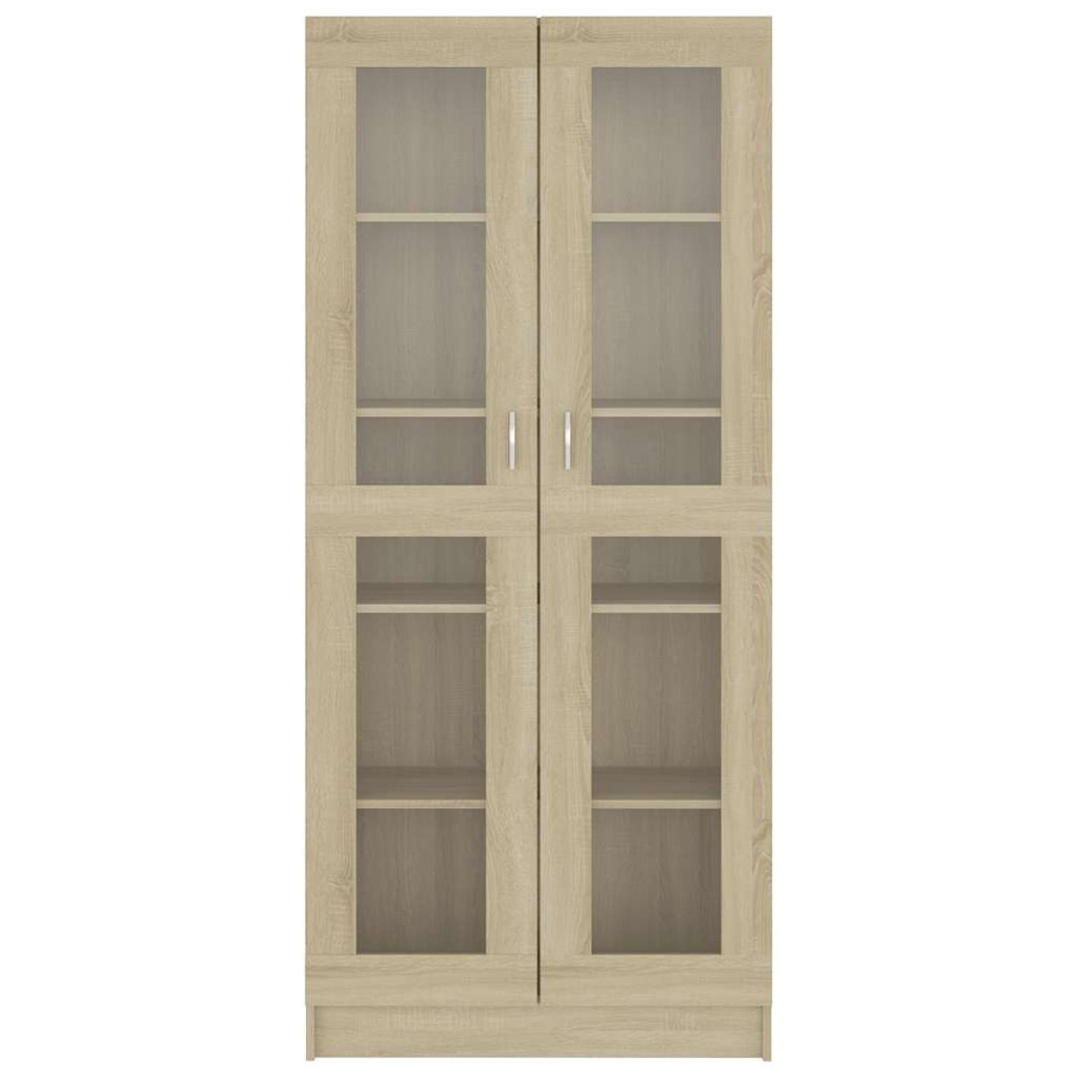 vidaXL Βιτρίνα Χρώμα Sonoma Δρυς 82,5 x 30,5 x 185,5 εκ. Μοριοσανίδα