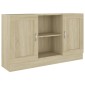 vidaXL Μπουφές Χρώμα Sonoma Δρυς 120 x 30,5 x 70 εκ. από Μοριοσανίδα