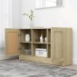 vidaXL Μπουφές Χρώμα Sonoma Δρυς 120 x 30,5 x 70 εκ. από Μοριοσανίδα
