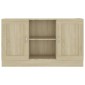 vidaXL Μπουφές Χρώμα Sonoma Δρυς 120 x 30,5 x 70 εκ. από Μοριοσανίδα
