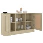 vidaXL Μπουφές Χρώμα Sonoma Δρυς 120 x 30,5 x 70 εκ. από Μοριοσανίδα