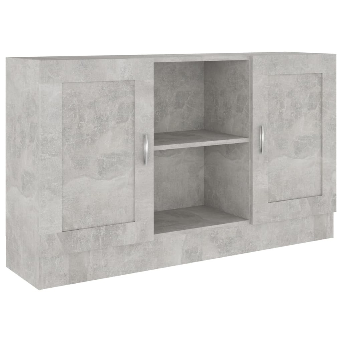 vidaXL Μπουφές Γκρι Σκυροδέματος 120 x 30,5 x 70 εκ. από Μοριοσανίδα