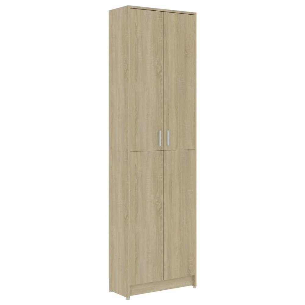 vidaXL Ντουλάπα Διαδρόμου Sonoma Δρυς 55 x 25 x 189 εκ. Επεξ. Ξύλο