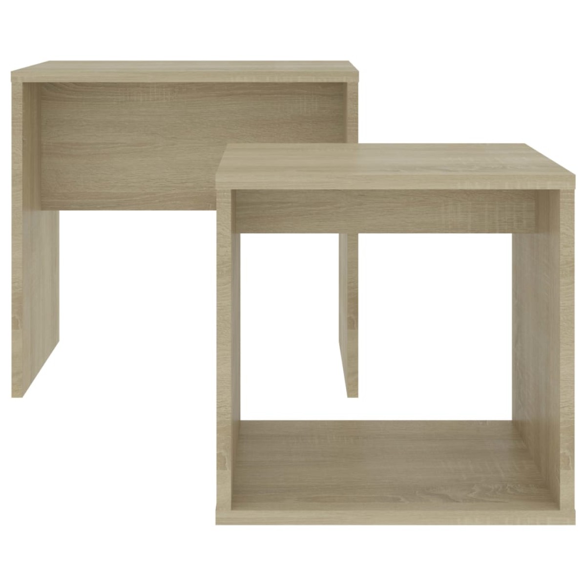 vidaXL Σετ Τραπεζάκια Σαλονιού Sonoma Δρυς 48x30x45 εκ. Μοριοσανίδα