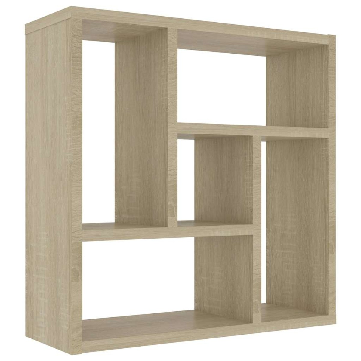 vidaXL Ραφιέρα Τοίχου Sonoma Δρυς 45,1 x 16 x 45,1 εκ. από Μοριοσανίδα