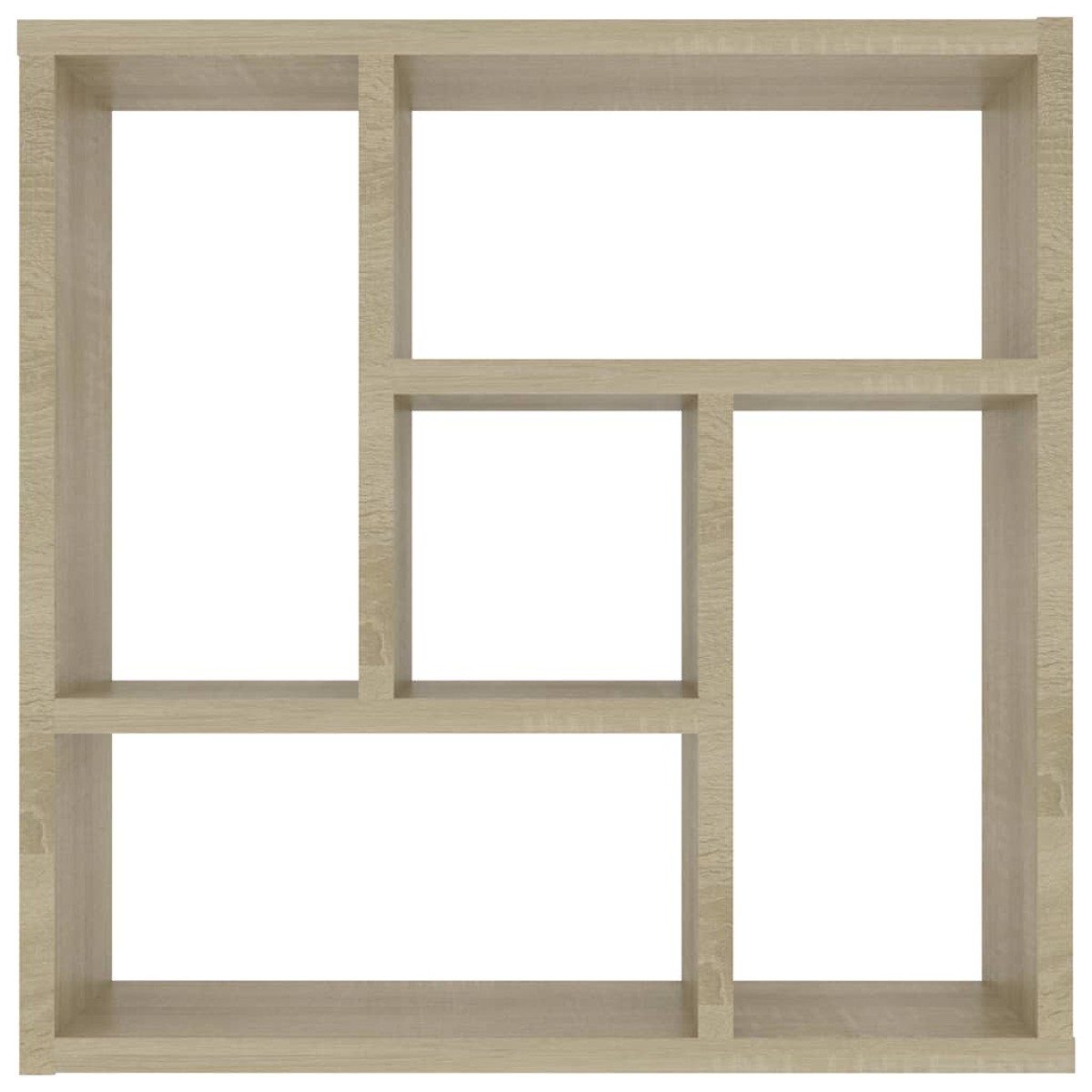 vidaXL Ραφιέρα Τοίχου Sonoma Δρυς 45,1 x 16 x 45,1 εκ. από Μοριοσανίδα