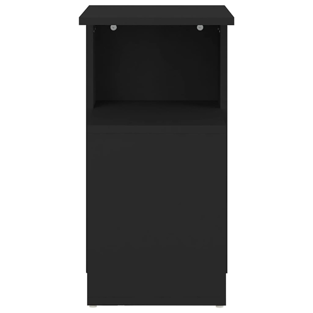 vidaXL Τραπέζι Βοηθητικό Μαύρο 36 x 30 x 56 εκ. από Μοριοσανίδα