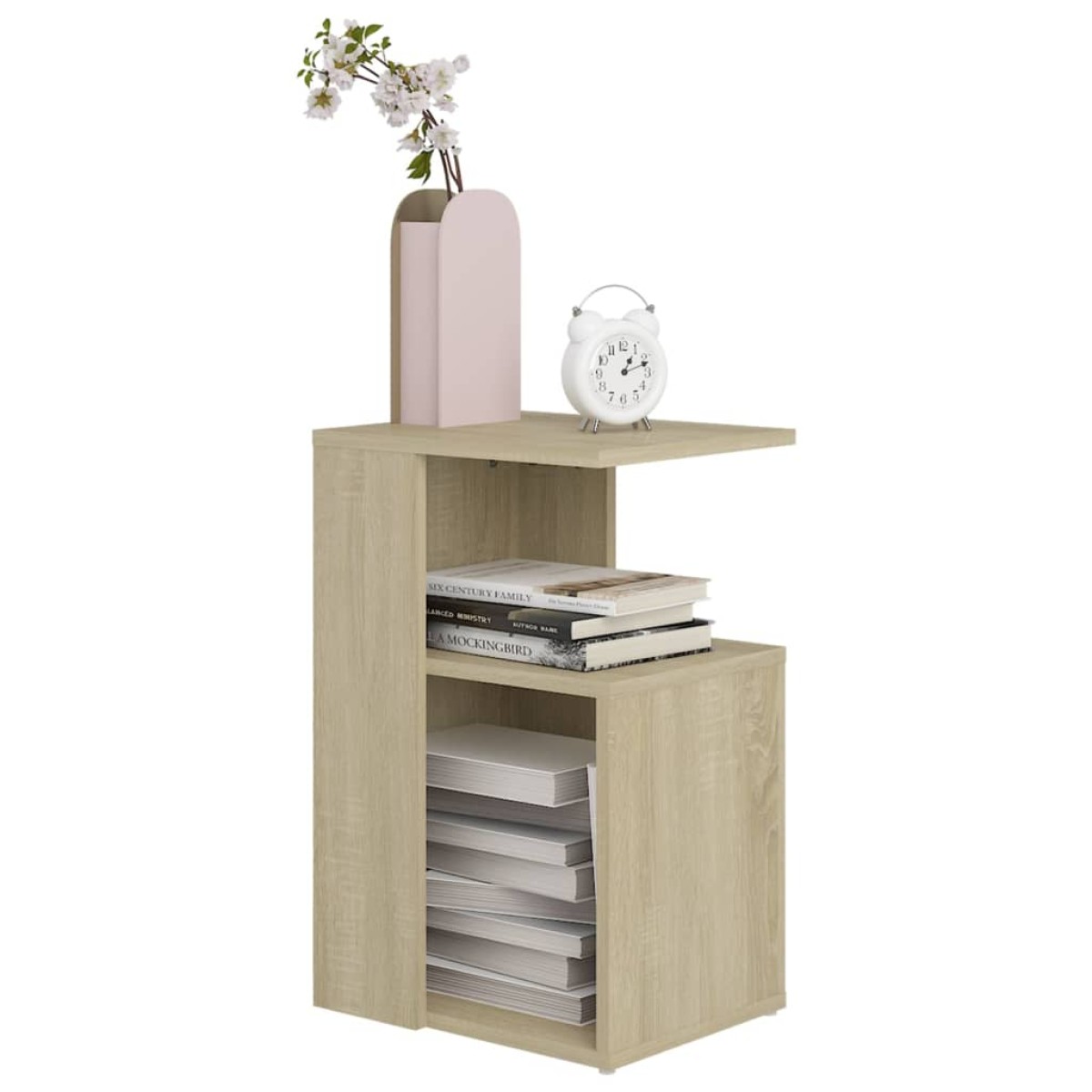 vidaXL Τραπέζι Βοηθητικό Sonoma Δρυς 36 x 30 x 56 εκ. από Μοριοσανίδα