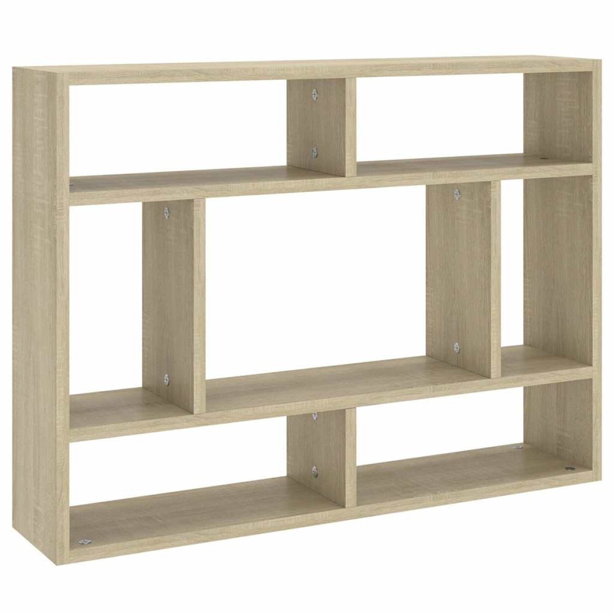 vidaXL Ραφιέρα Τοίχου Sonoma Δρυς 75 x 16 x 55 εκ. από Μοριοσανίδα