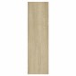 vidaXL Ραφιέρα Τοίχου Sonoma Δρυς 75 x 16 x 55 εκ. από Μοριοσανίδα