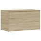 vidaXL Μπαούλο Αποθήκευσης Sonoma Δρυς 84x42x46 εκ. Επεξεργασμένο Ξύλο