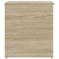 vidaXL Μπαούλο Αποθήκευσης Sonoma Δρυς 84x42x46 εκ. Επεξεργασμένο Ξύλο