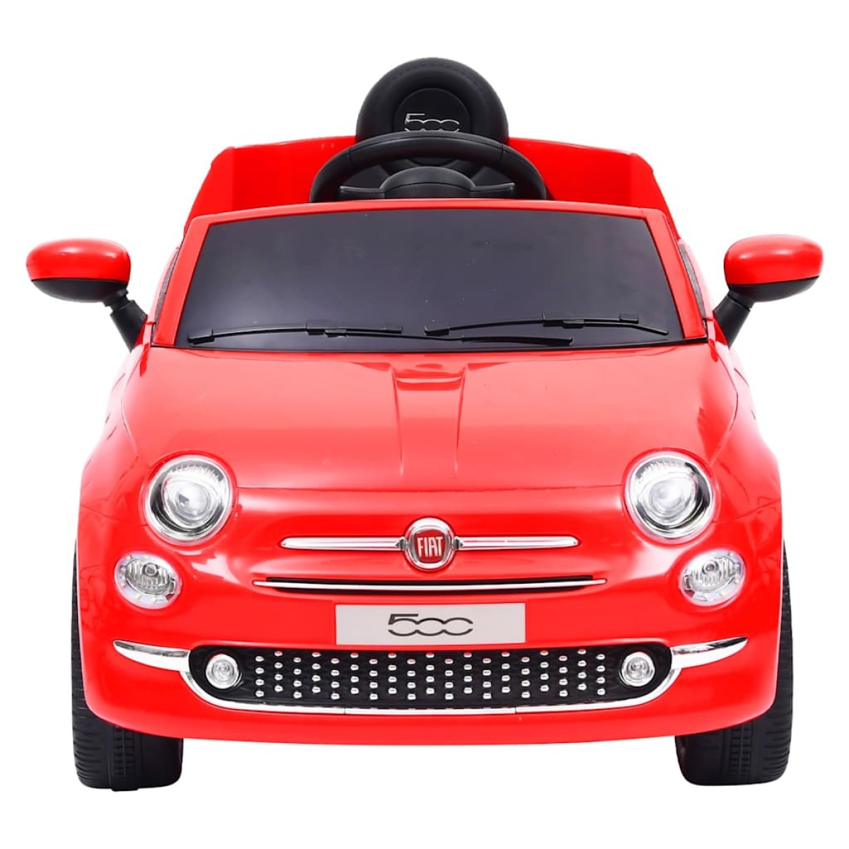vidaXL Παιδικό Αυτοκίνητο Ηλεκτρικό Fiat 500 Κόκκινο