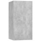 vidaXL Έπιπλα Τηλεόρασης 2 τεμ. Γκρι Σκυρ. 30,5x30x60 εκ. Μοριοσανίδα