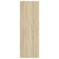 vidaXL Έπιπλο Τηλεόρασης 2 τεμ. Sonoma Δρυς 30,5x30x90 εκ. Μοριοσανίδα