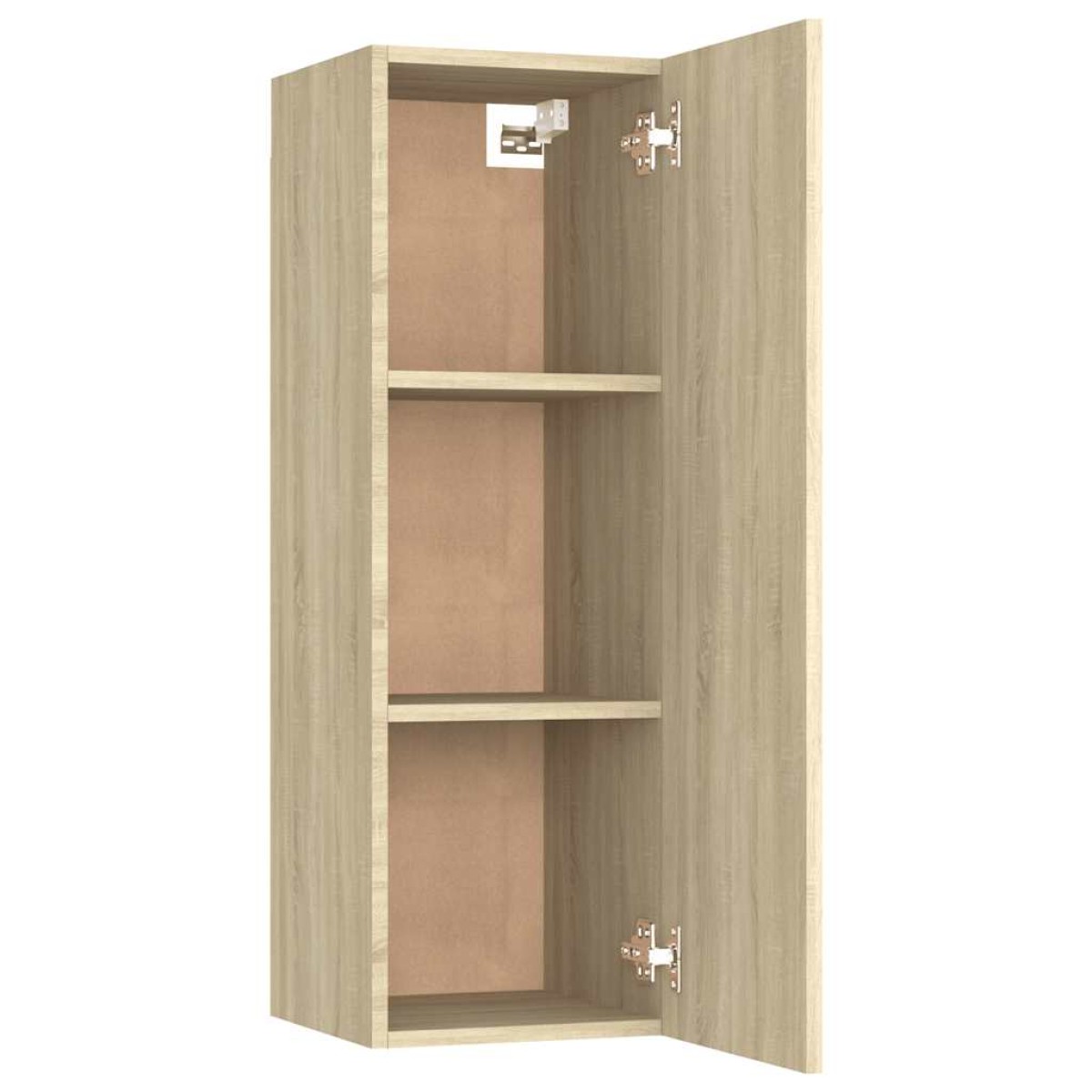 vidaXL Έπιπλο Τηλεόρασης 2 τεμ. Sonoma Δρυς 30,5x30x90 εκ. Μοριοσανίδα