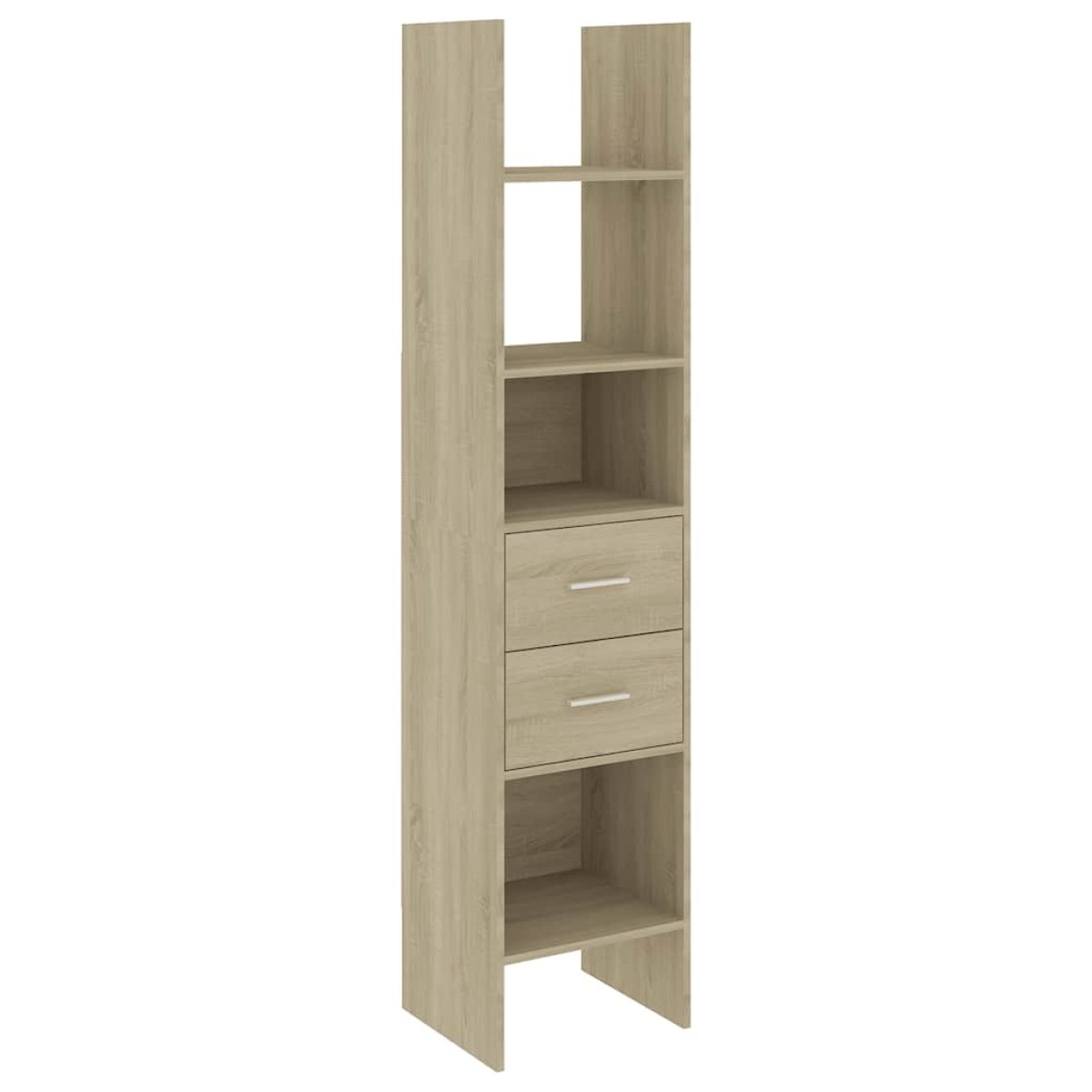vidaXL Βιβλιοθήκη Χρώμα Sonoma Δρυς 40 x 35 x 180 εκ. από Μοριοσανίδα