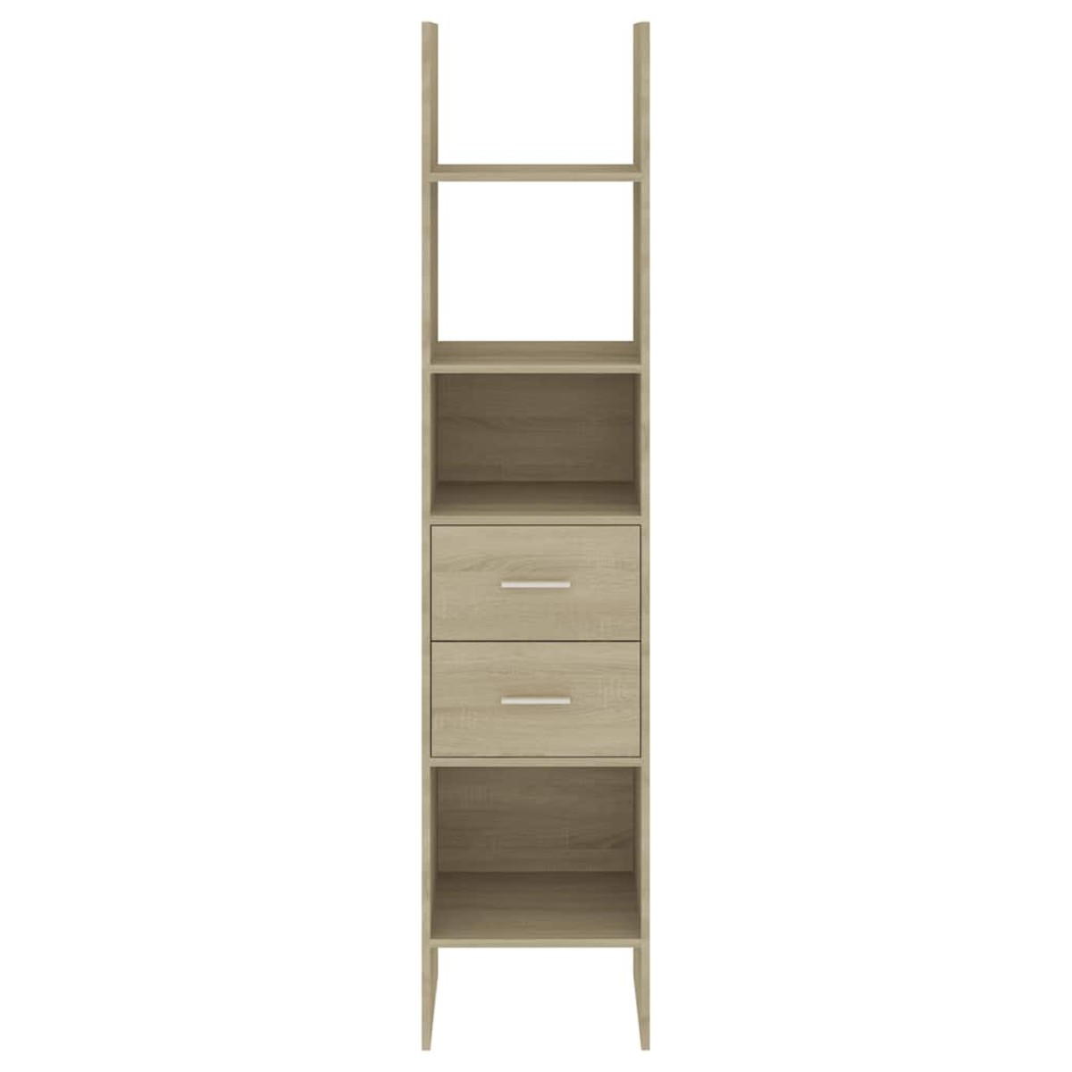 vidaXL Βιβλιοθήκη Χρώμα Sonoma Δρυς 40 x 35 x 180 εκ. από Μοριοσανίδα