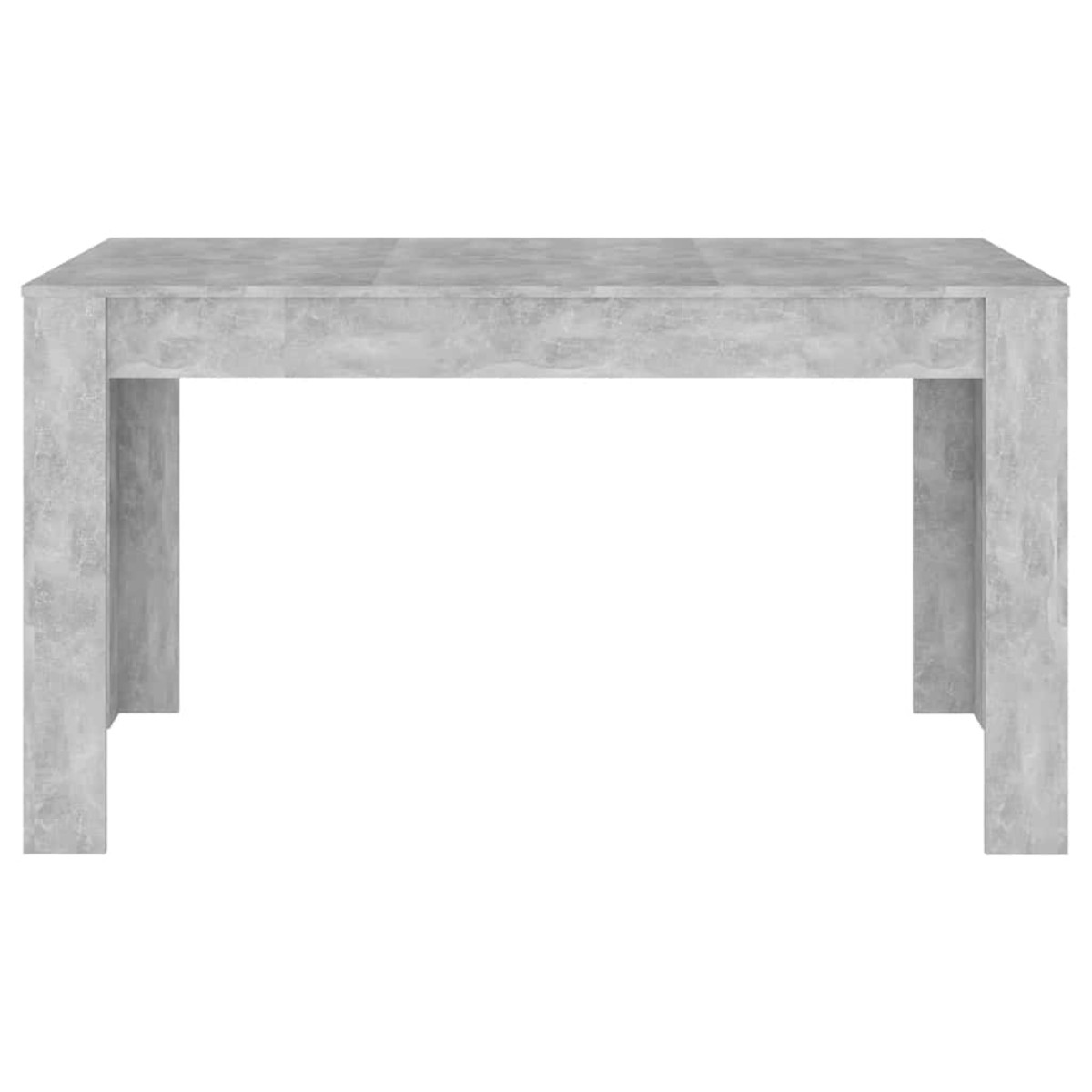 vidaXL Τραπεζαρία Γκρι Σκυροδέματος 140 x 74,5 x 76 εκ. Μοριοσανίδα