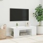 vidaXL Έπιπλο Τηλεόρασης με LED Λευκό 90x39x30 εκ.
