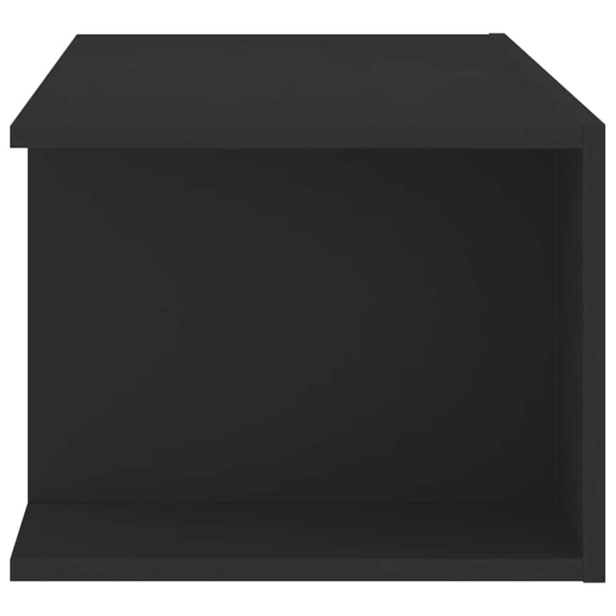 vidaXL Έπιπλο Τηλεόρασης με LED Μαύρο 90x39x30 εκ.