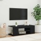 vidaXL Έπιπλο Τηλεόρασης με LED Μαύρο 90x39x30 εκ.