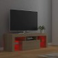 vidaXL Έπιπλο Τηλεόρασης με LED Sonoma Δρυς 120 x 35 x 40 εκ.