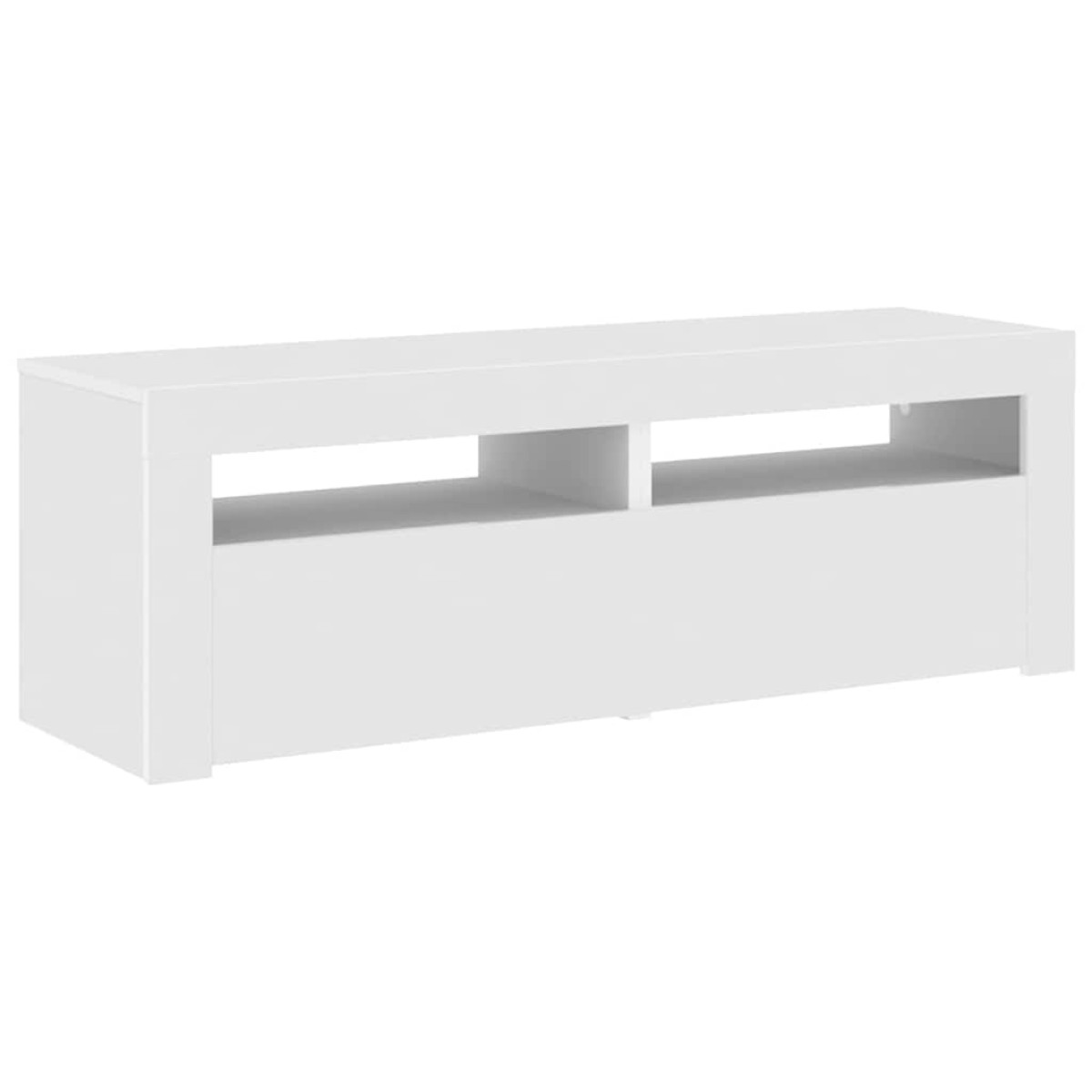 vidaXL Έπιπλο Τηλεόρασης με LED Λευκό 120 x 35 x 40 εκ.