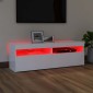 vidaXL Έπιπλο Τηλεόρασης με LED Λευκό 120 x 35 x 40 εκ.