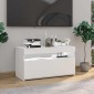 vidaXL Έπιπλο Τηλεόρασης με LED Λευκό 75 x 35 x 40 εκ.