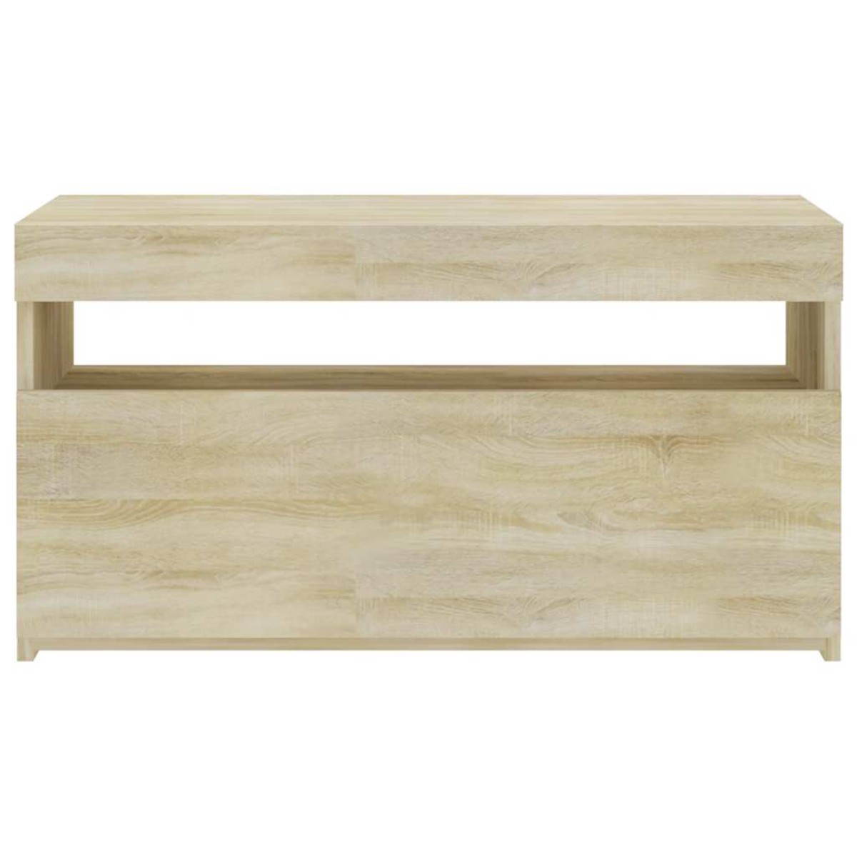 vidaXL Έπιπλο Τηλεόρασης με LED Sonoma Δρυς 75 x 35 x 40 εκ.