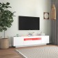 vidaXL Έπιπλο Τηλεόρασης με LED Λευκό 160 x 35 x 40 εκ.