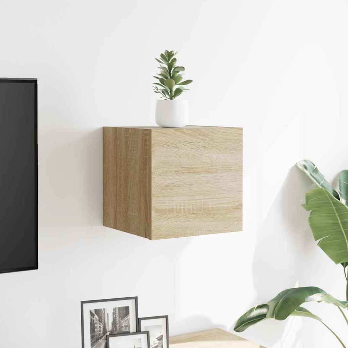 vidaXL Έπιπλο Τηλεόρασης Κρεμαστό Sonoma Δρυς 30,5 x 30 x 30 εκ.