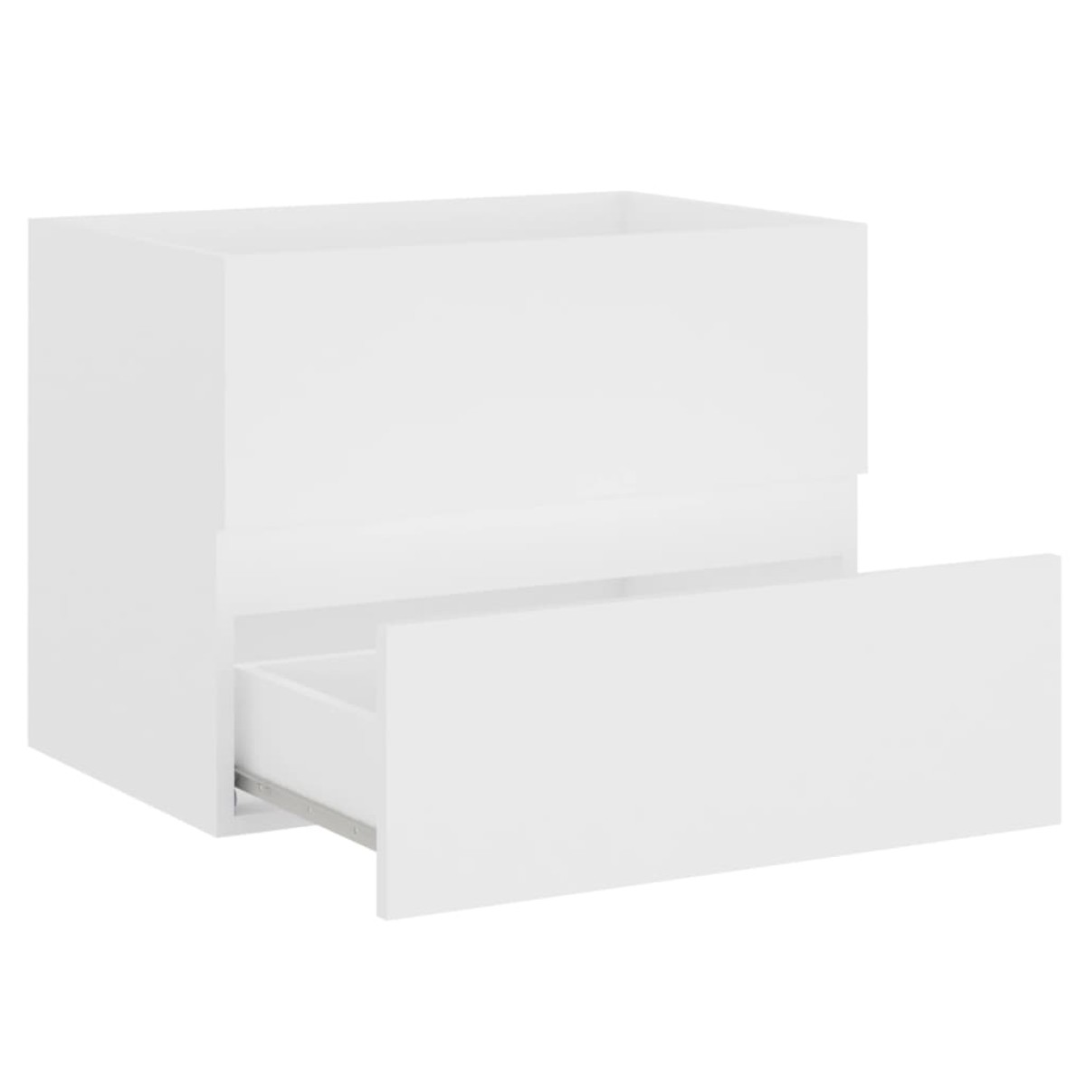 vidaXL Ντουλάπι Νιπτήρα Λευκό 60x38,5x45 εκ. Μοριοσανίδα