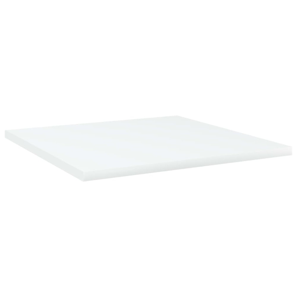 vidaXL Ράφια Βιβλιοθήκης 4 τεμ. Λευκά 40x40x1,5 εκ. από Επεξ.Ξύλο