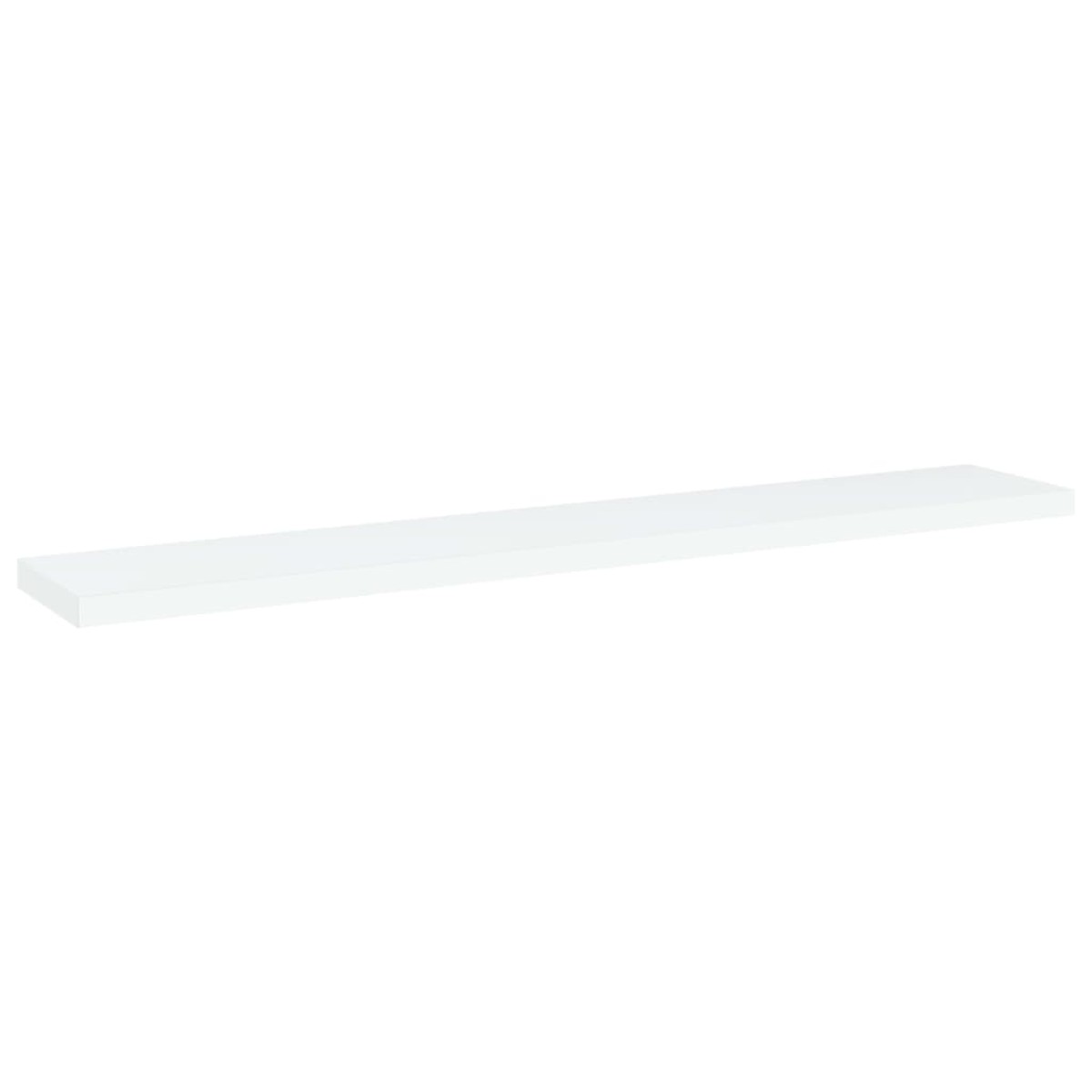 vidaXL Ράφια Βιβλιοθήκης 4 τεμ. Λευκά 60x10x1,5 εκ. από Μοριοσανίδα