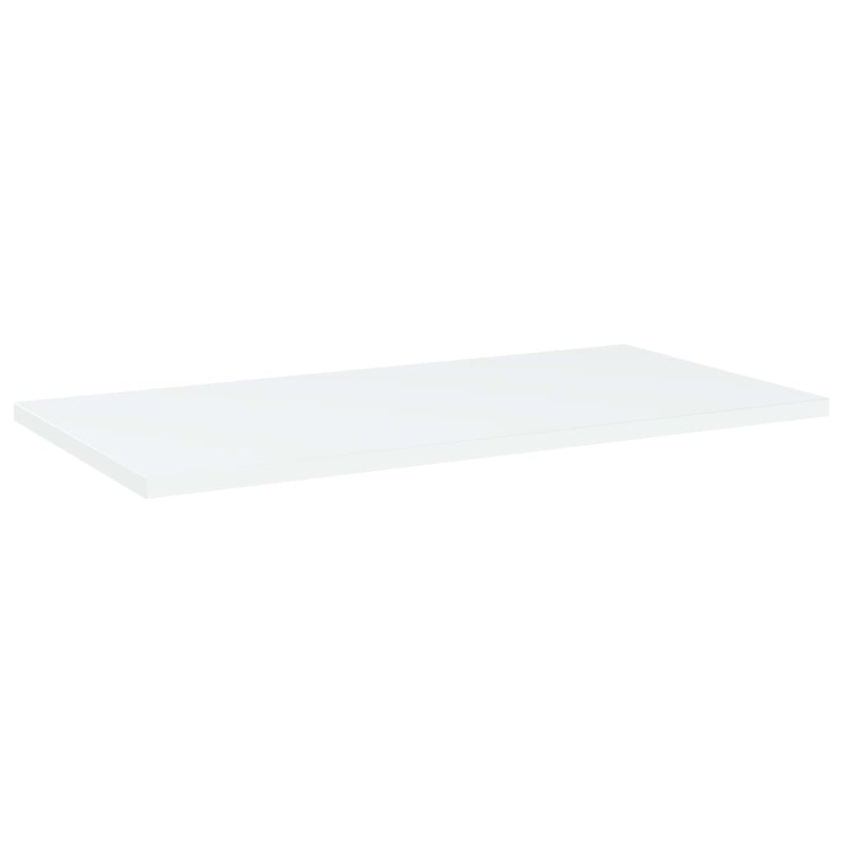 vidaXL Ράφια Βιβλιοθήκης 4 τεμ. Λευκά 60x30x1,5 εκ. από Μοριοσανίδα