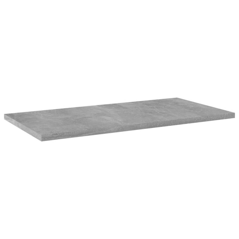 vidaXL Ράφια Βιβλιοθήκης 4 τεμ. Γκρι Σκυροδ. 60x30x1,5 εκ. Μοριοσανίδα