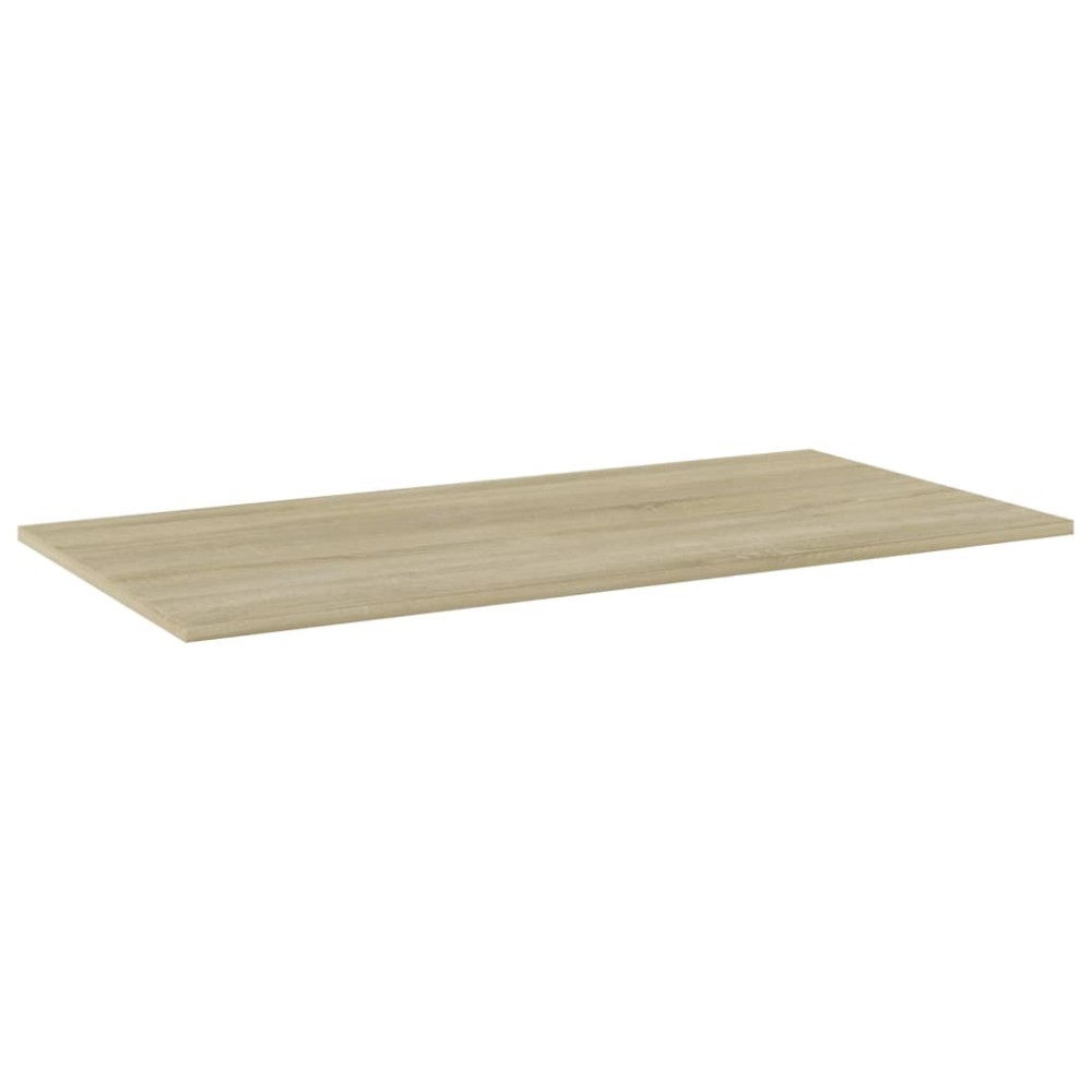 vidaXL Ράφια Βιβλιοθήκης 4 τεμ. Sonoma Δρυς 80x20x1,5 εκ. Μοριοσανίδα