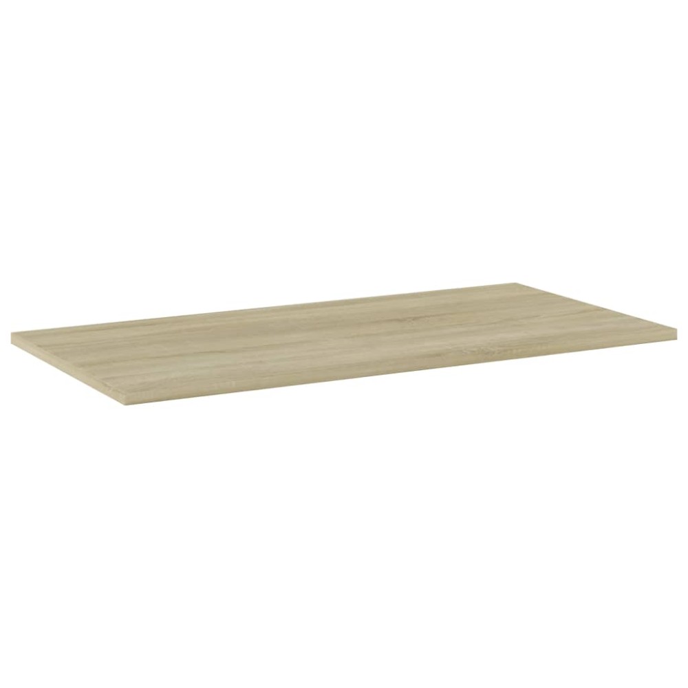 vidaXL Ράφια Βιβλιοθήκης 4 τεμ. Sonoma Δρυς 80x40x1,5 εκ. Μοριοσανίδα