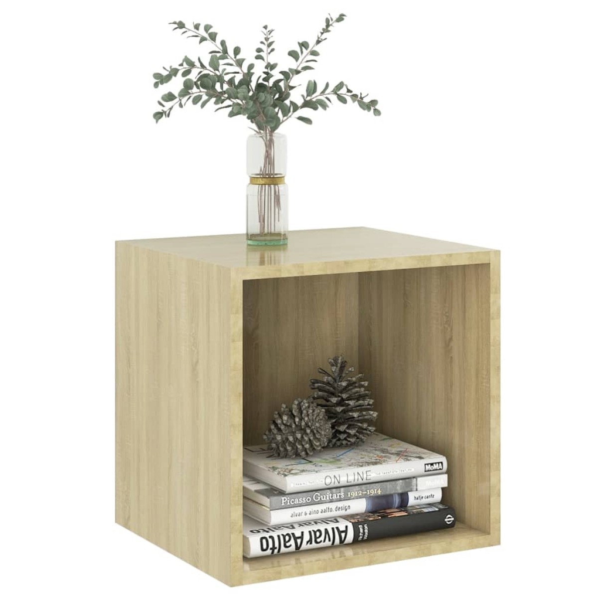 vidaXL Ντουλάπια Τοίχου 4 τεμ. Sonoma Δρυς 37 x 37 x 37εκ. Μοριοσανίδα