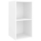 vidaXL Έπιπλο Τηλεόρασης Κρεμαστό Λευκό 37x37x72 εκ. από Μοριοσανίδα