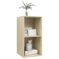 vidaXL Έπιπλο Τηλεόρασης Κρεμαστό Sonoma Δρυς 37x37x72 εκ. Μοριοσανίδα