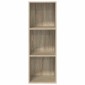 vidaXL Έπιπλο Τηλεόρασης Κρεμαστό Sonoma Δρυς 37x37x107 εκ Μοριοσανίδα