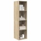 vidaXL Έπιπλο Τηλεόρασης Κρεμαστό Δρυς 37x37x142,5 εκ. από Μοριοσανίδα