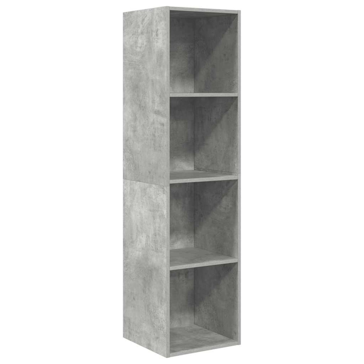 vidaXL Έπιπλο Τηλεόρασης Κρεμαστό Γκρι Σκυρ. 37x37x142,5εκ Μοριοσανίδα