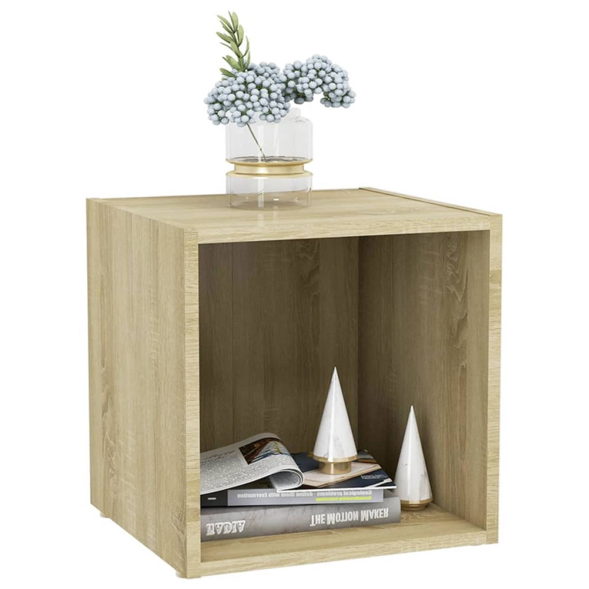 vidaXL Έπιπλα Τηλεόρασης 2 τεμ. Sonoma Δρυς 37x35x37 εκ. Μοριοσανίδα