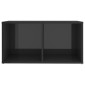 vidaXL Έπιπλο Τηλεόρασης Γυαλιστερό Γκρι 72x35x36,5 εκ. Μοριοσανίδα