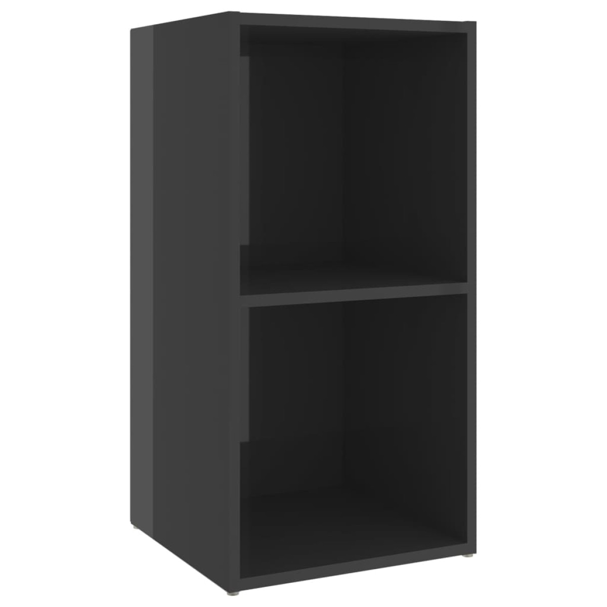 vidaXL Έπιπλο Τηλεόρασης Γυαλιστερό Γκρι 72x35x36,5 εκ. Μοριοσανίδα
