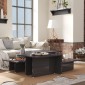 vidaXL Τραπεζάκια Σαλονιού 2 τεμ Γυαλ. Γκρι 111,5x50x33 εκ Επεξ. Ξύλο